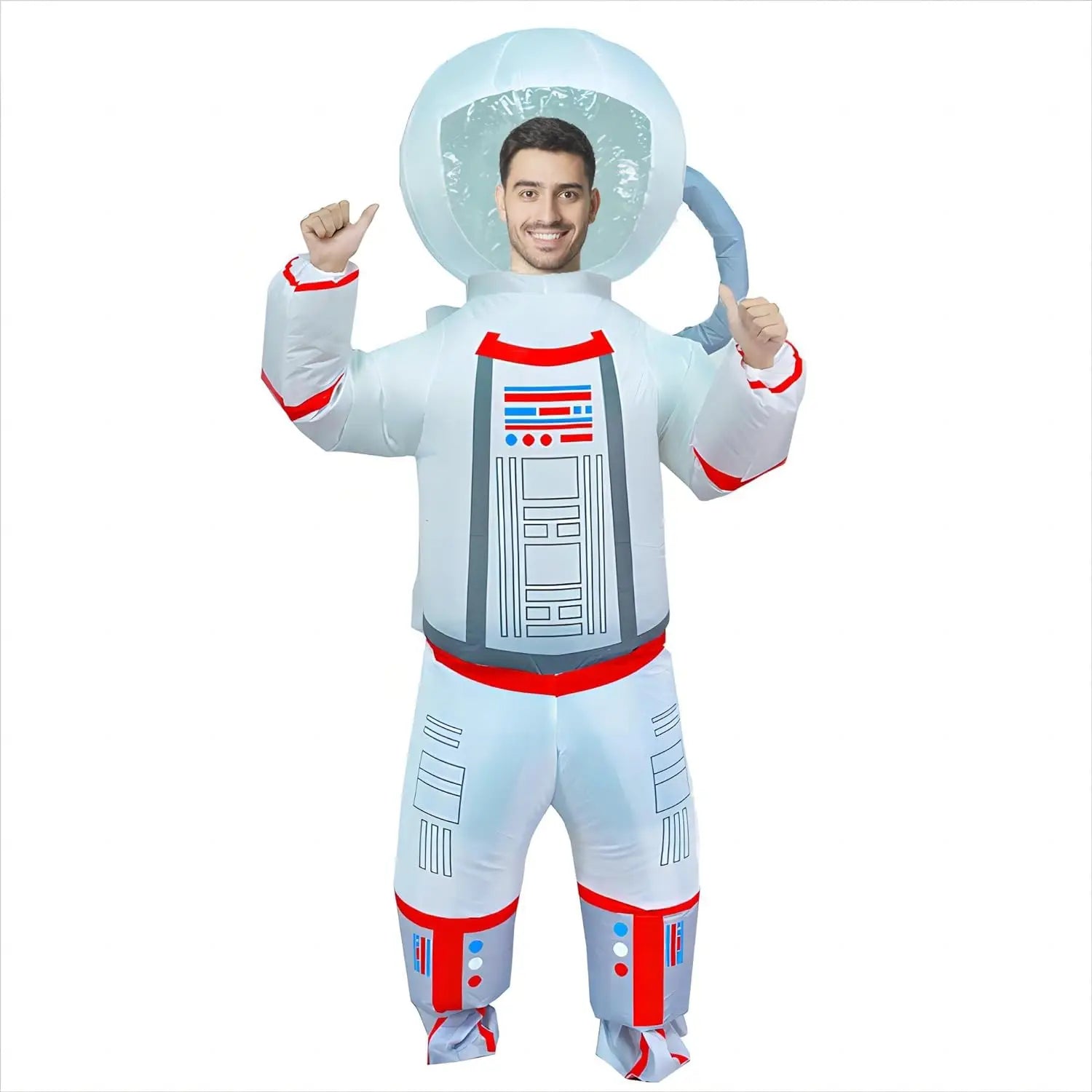 Costume gonflable astronaute effet spectaculaire soirée déguisée