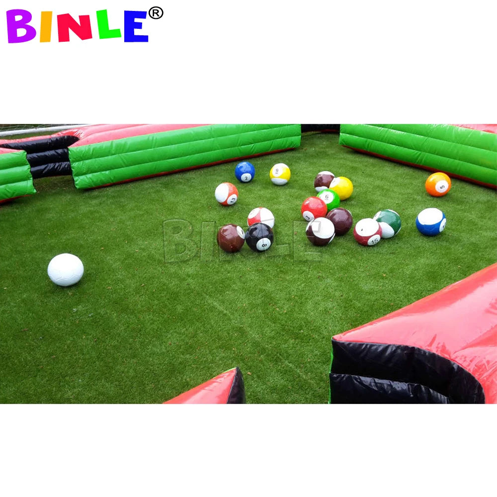 Détail tissu Oxford enduit PU billard gonflable robuste