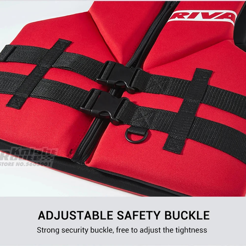 Gilet de sauvetage coloris orange sports nautiques