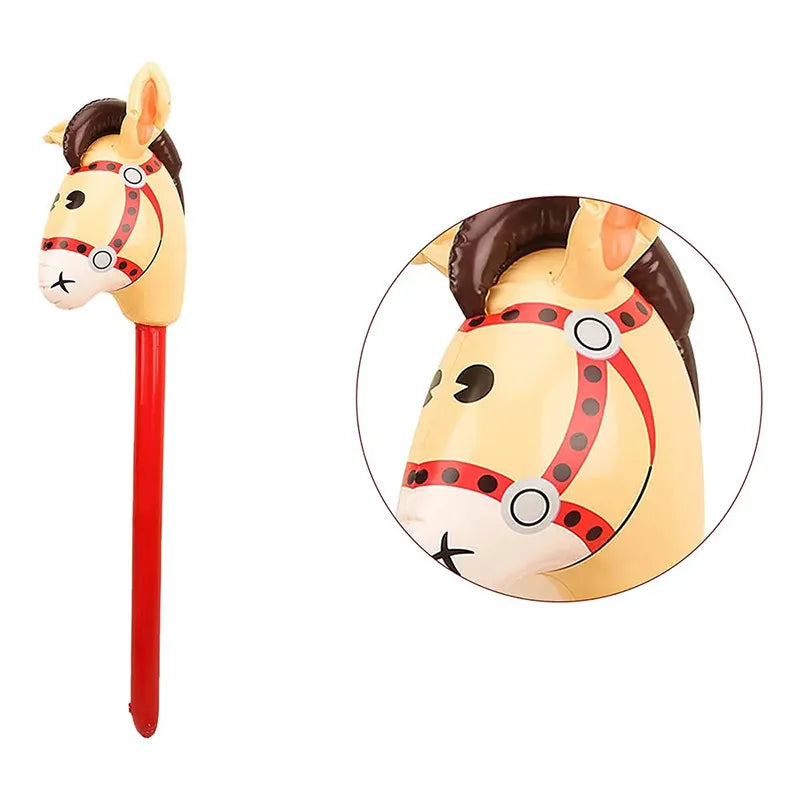 Jouet gonflable cheval lot de 3 fête