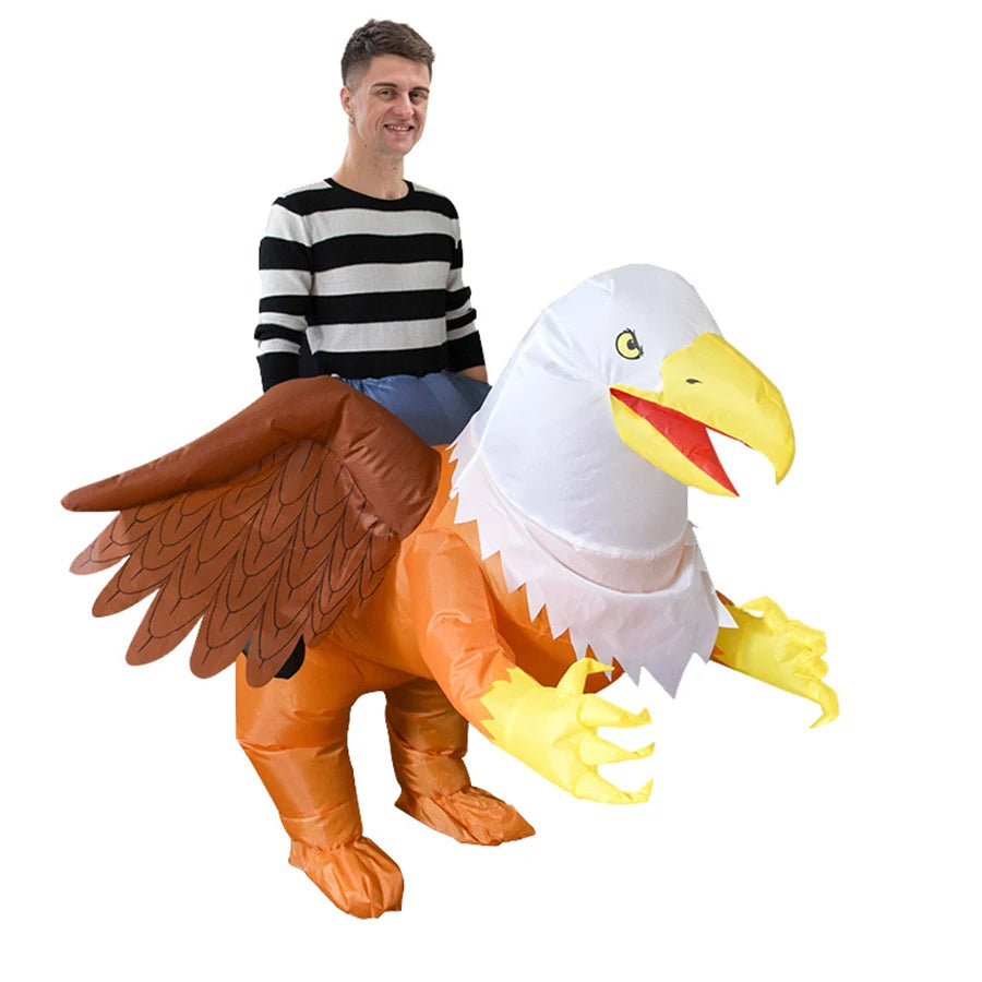 Costume gonflable Griffin aigle adulte vue de face