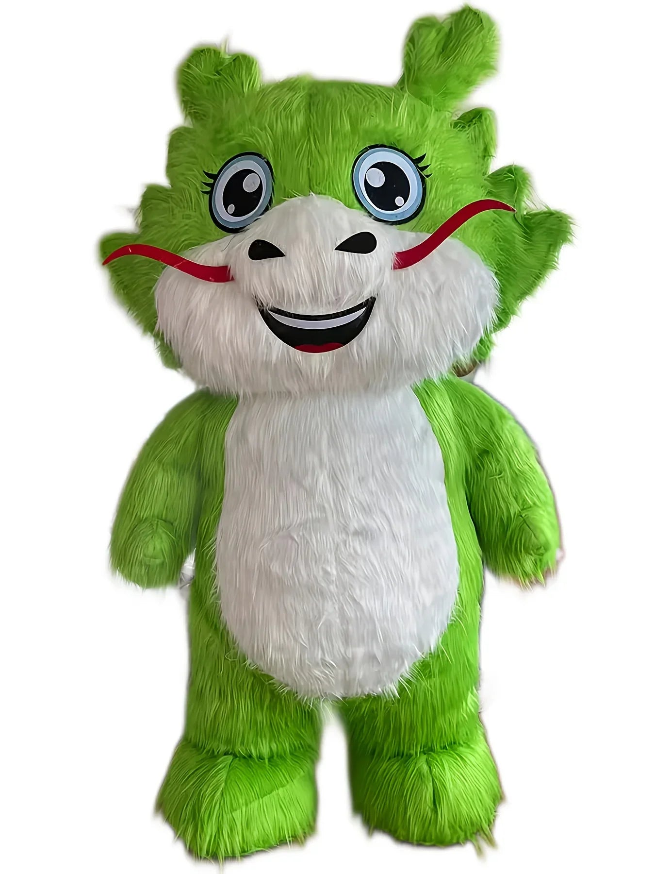 Costume gonflable dragon pour adulte, vue de face