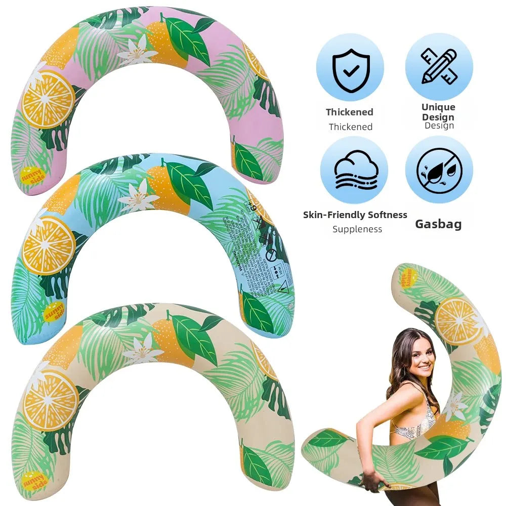 Flotteur piscine gonflable soutien dorsal