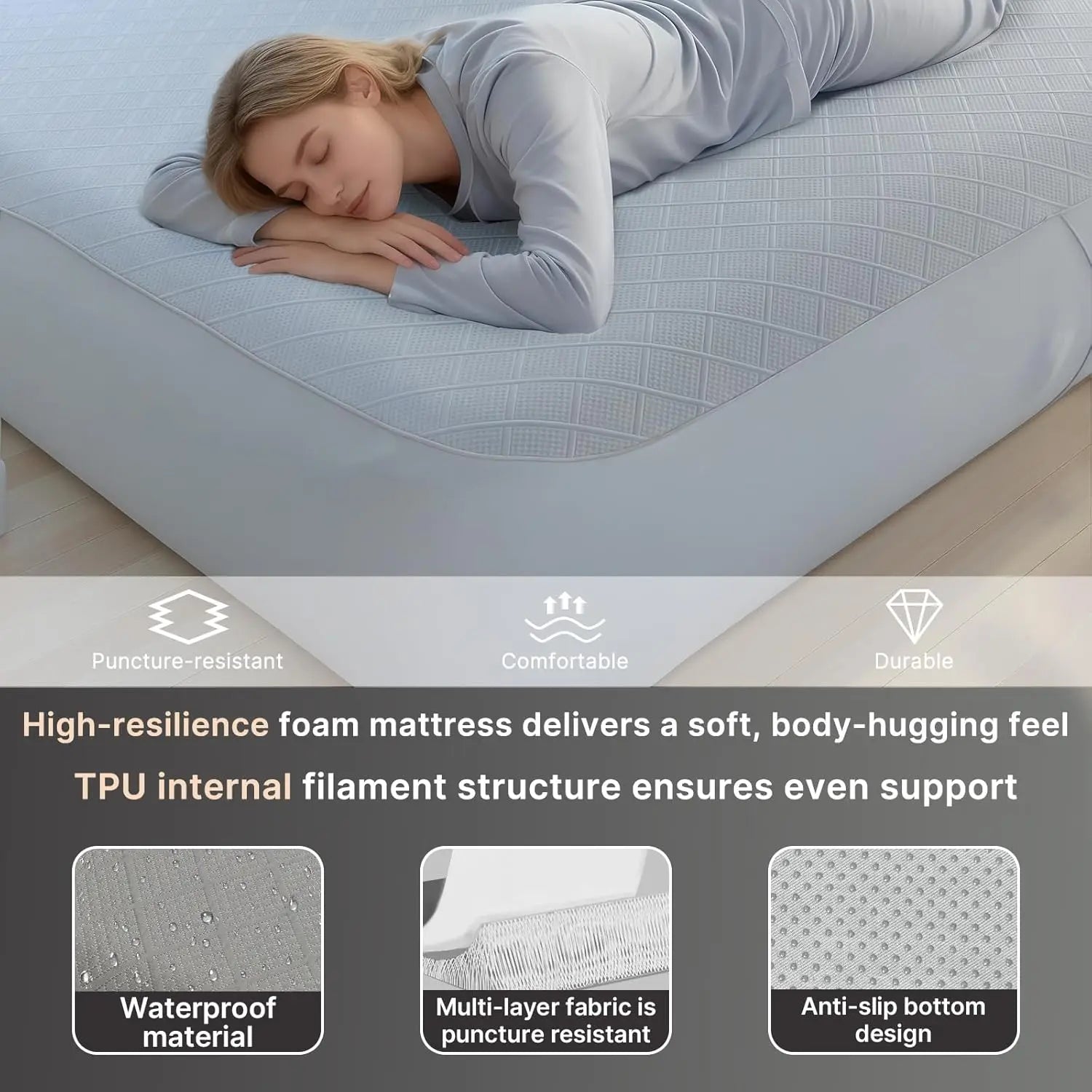 Pompe externe pour le gonflage du matelas TPU