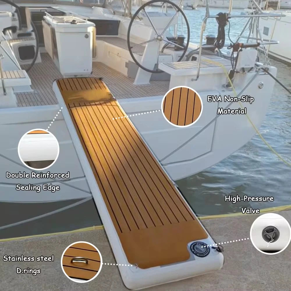 Plateforme gonflable flottante pour voilier