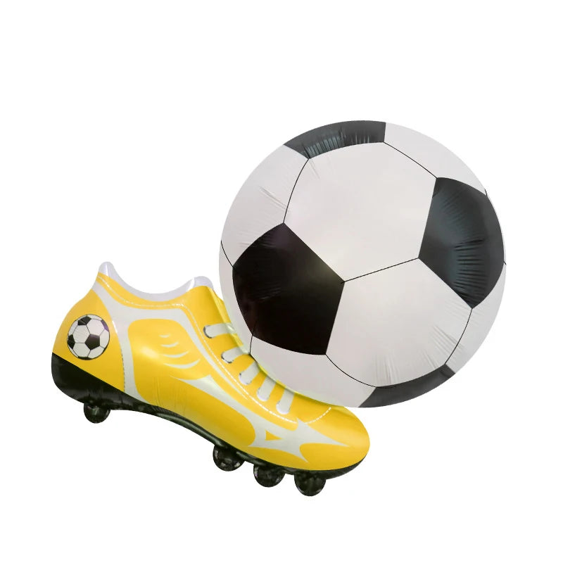 Ballon foil football gonflable debout décoration fête