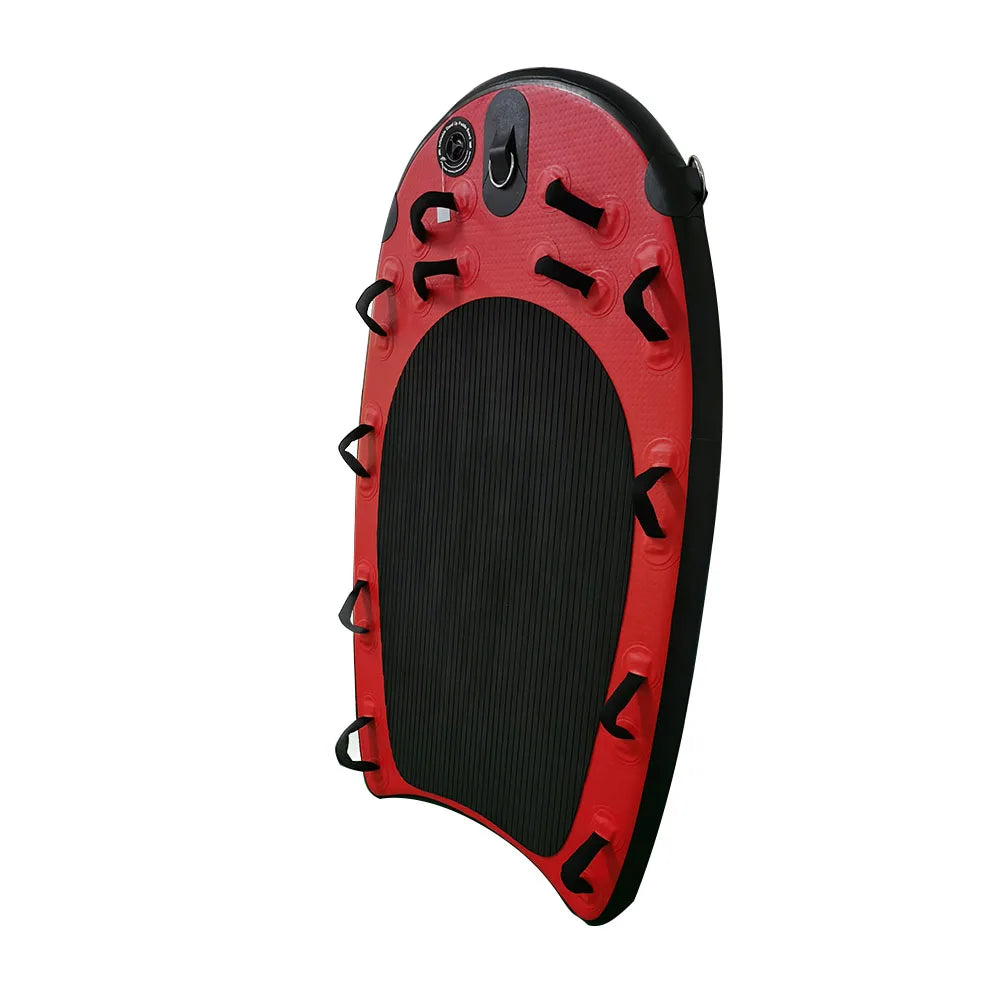 Planche de sauvetage gonflable solide attachée au jet ski