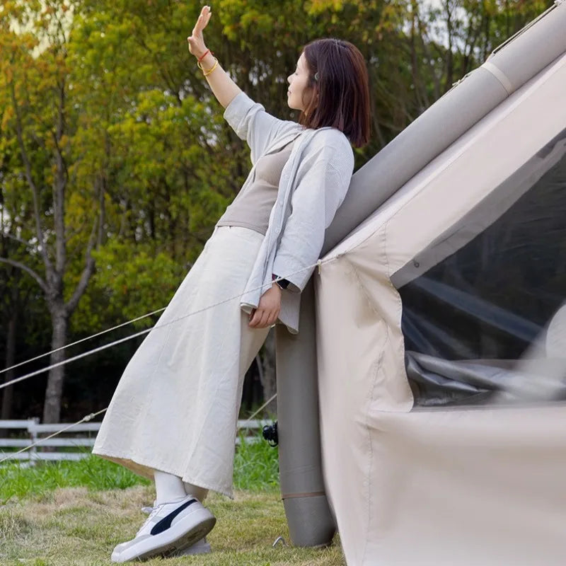Intérieur de la tente gonflable cabine pour 5 à 6 personnes