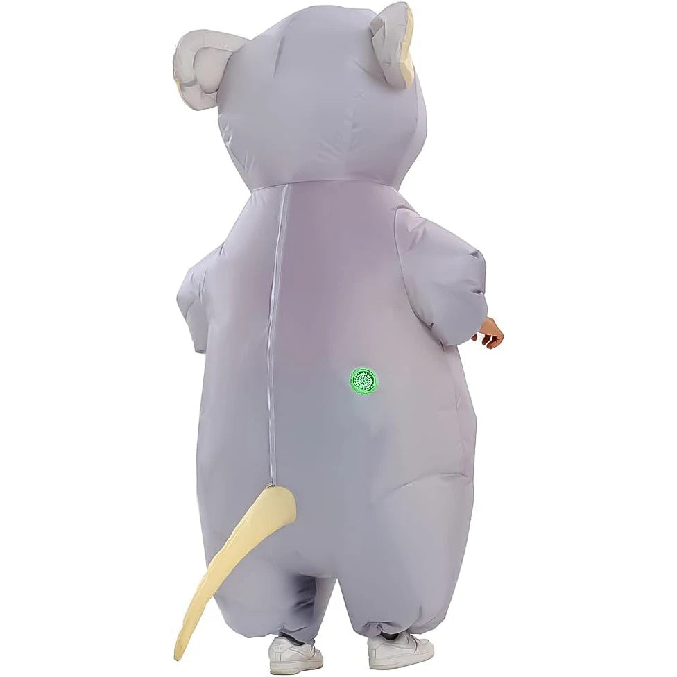 Gonflable souris adulte détail hublot de vision