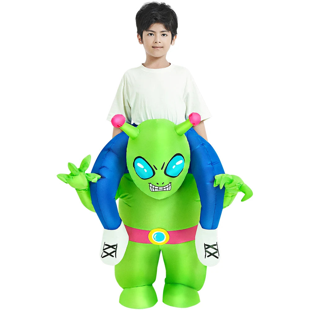 Costume gonflable extraterrestre enfant 120-145 cm
