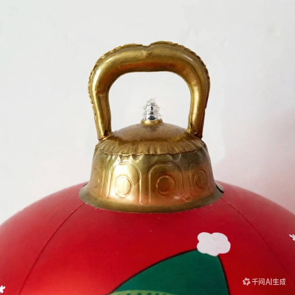 Boule Noël gonflable PVC résistant intérieur fête