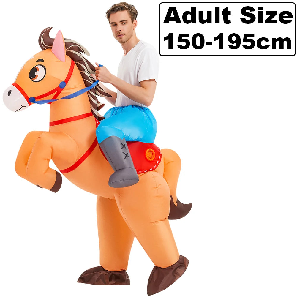 Tenue gonflable mascotte canard cosplay adulte