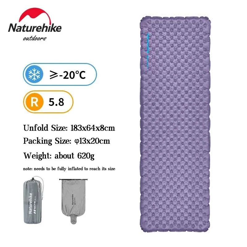 Structure interne du matelas de camping gonflable