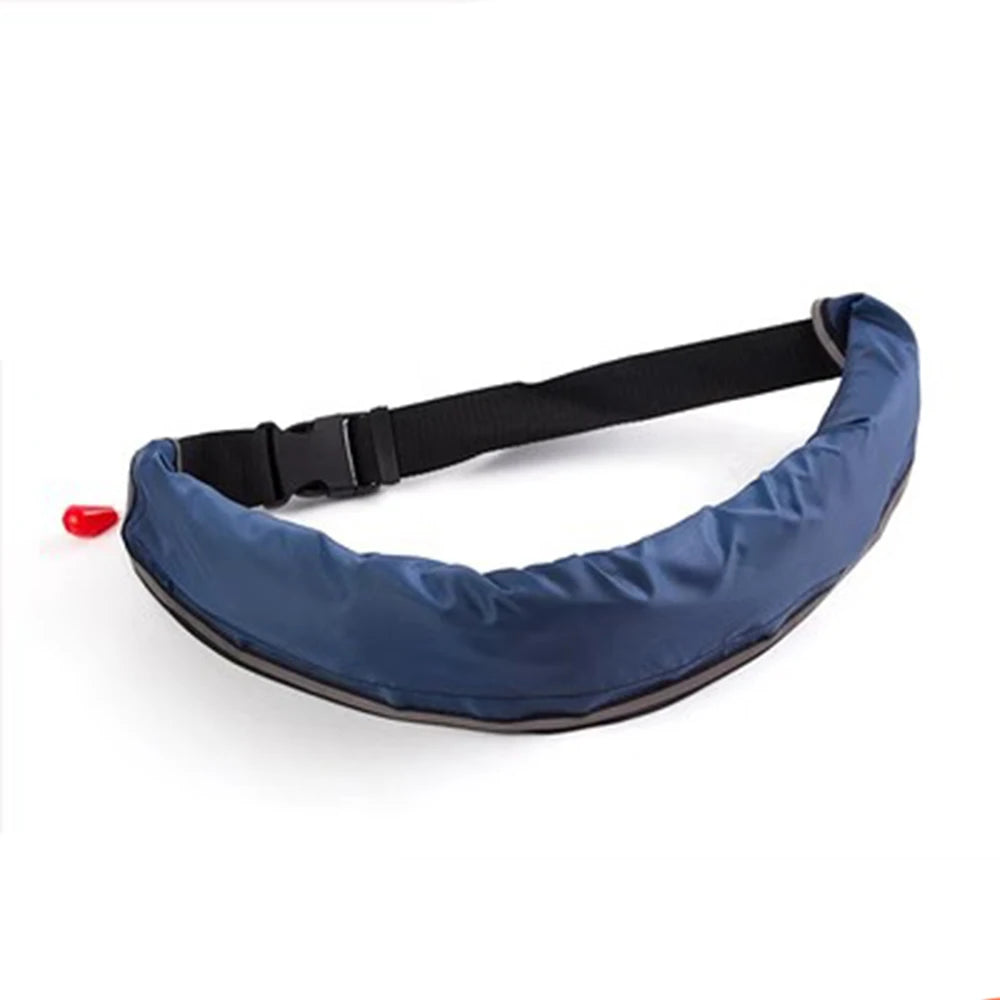 Accessoire Gonflable Gilet Pêche Ceinture - gros plan sur le matériau