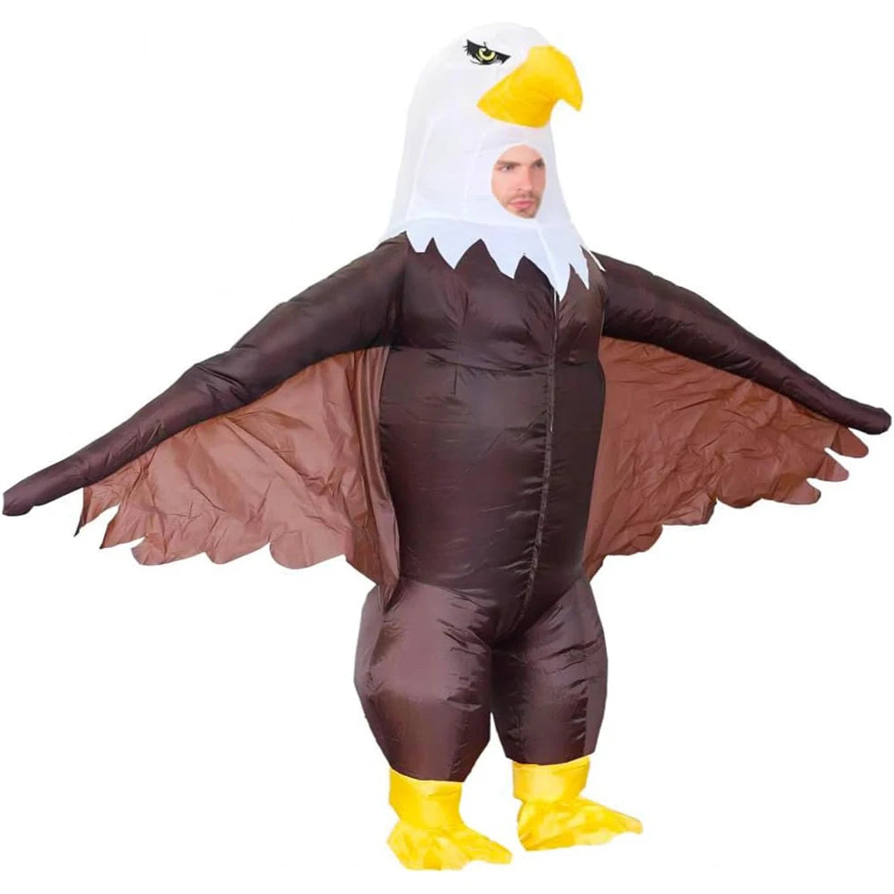 Aigle gonflable costume soirée costumée
