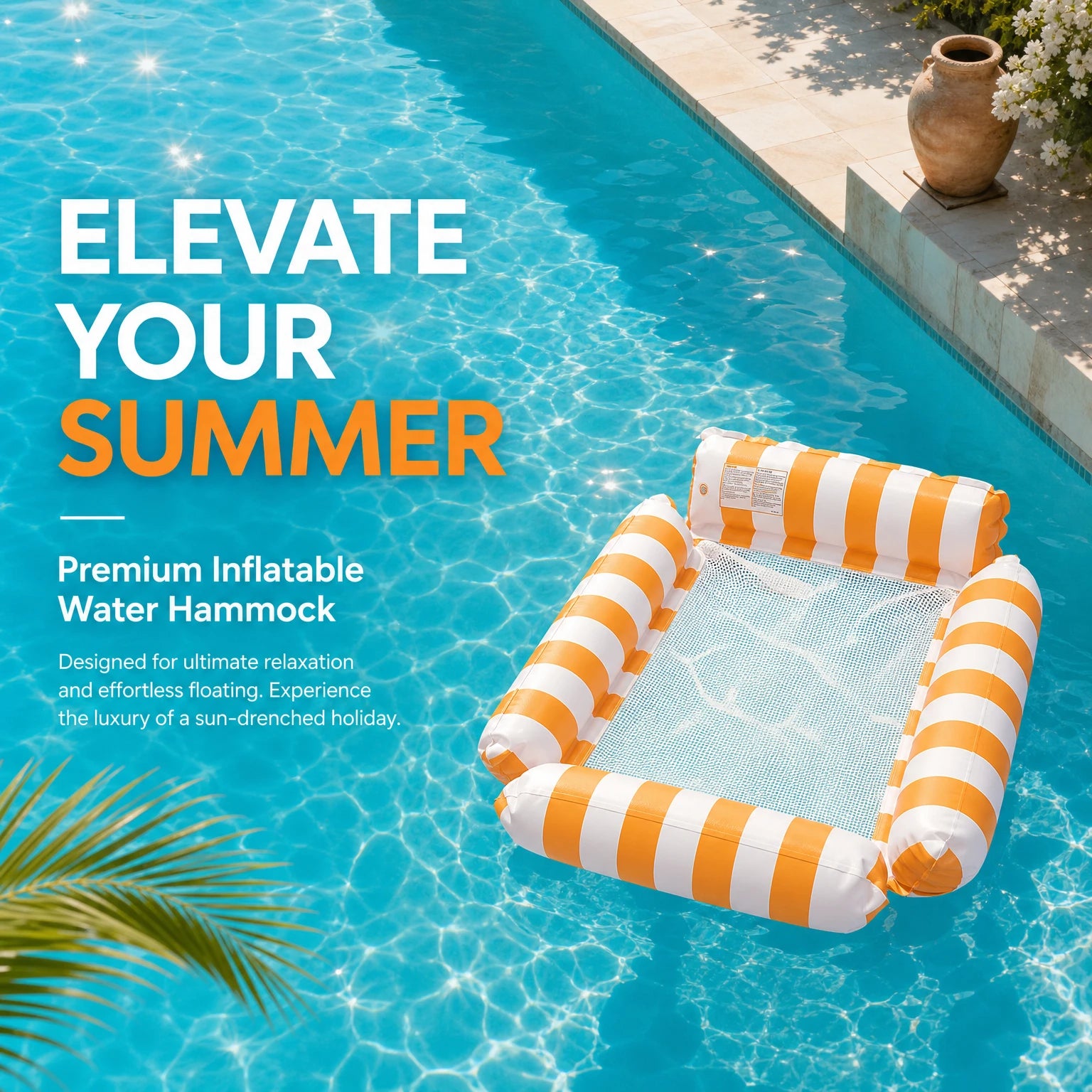 Bouée gonflable transat piscine adulte PVC