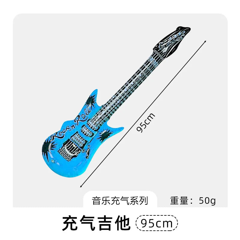Inflatable Decoration Musical Instrument Guitar Microphone Piano Party