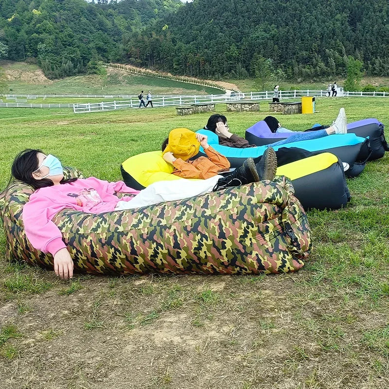 Canapé gonflable camping pliage rapide