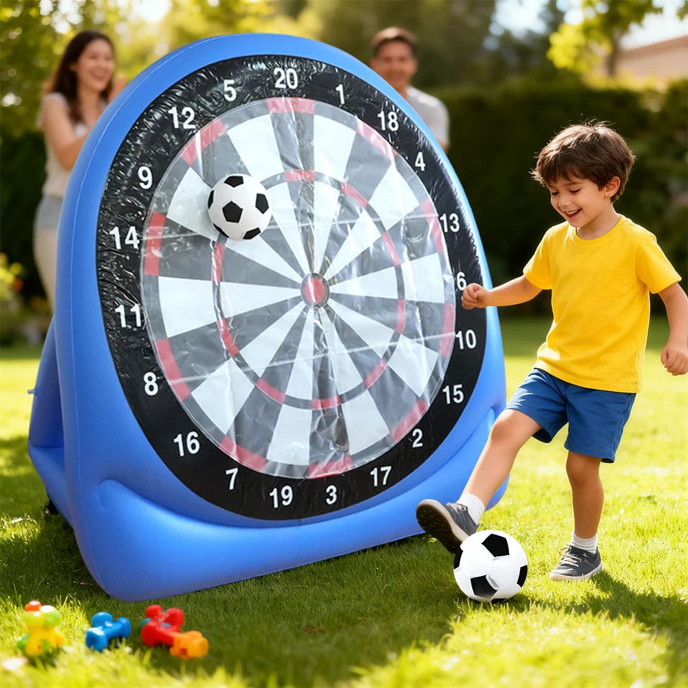 Terrain de foot gonflable cible de tir PVC entraînement enfants