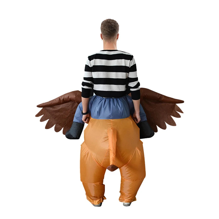 Costume gonflable adulte griffin profil