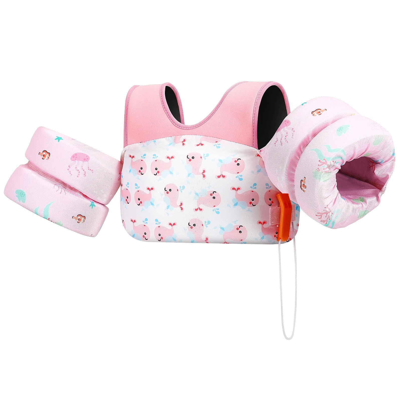 Gilet sauvetage enfant brassards intégrés