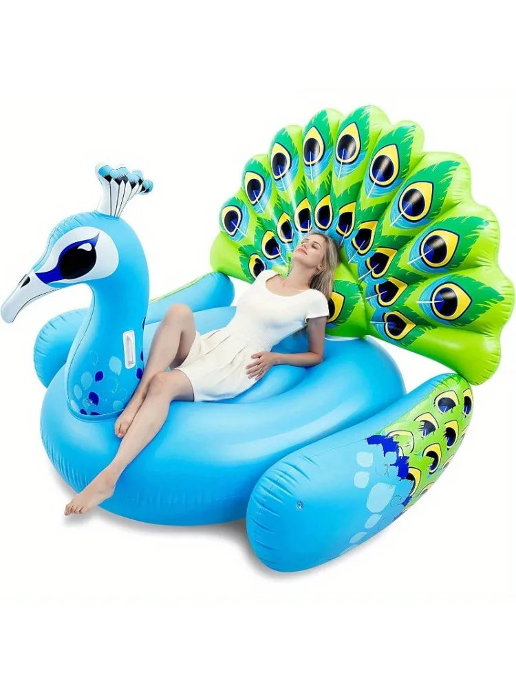 Qualité PVC 0,30 mm résistant aux UV de la bouée gonflable paon