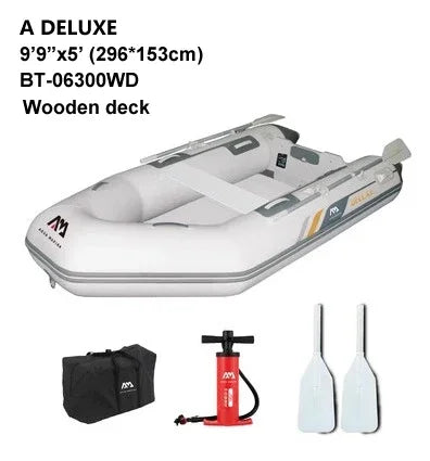 Bateau gonflable sport rangé et dégonflé