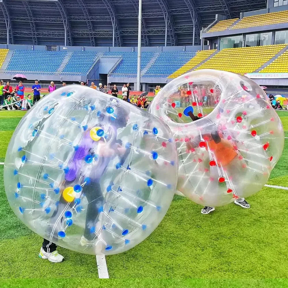 Zorb ball gonflable TPU bleu diamètre 1,5m