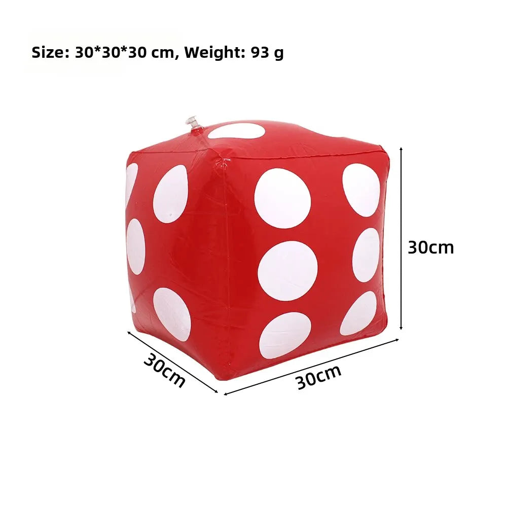 Accessoire gonflable dés géants usage extérieur