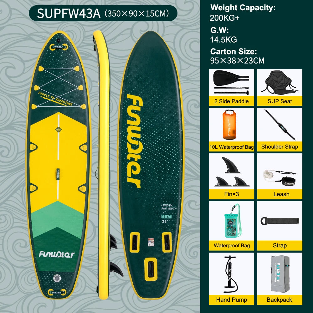 Stand up paddle gonflable pratiqué en mer