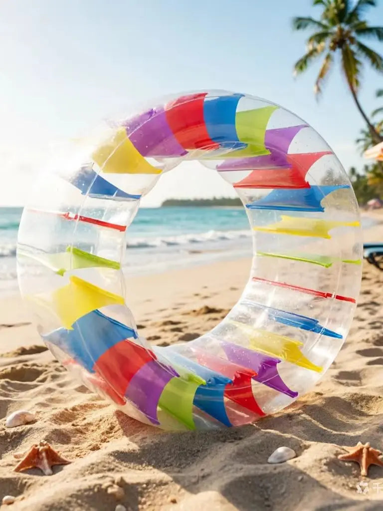 Water roller gonflable, détail PVC résistant