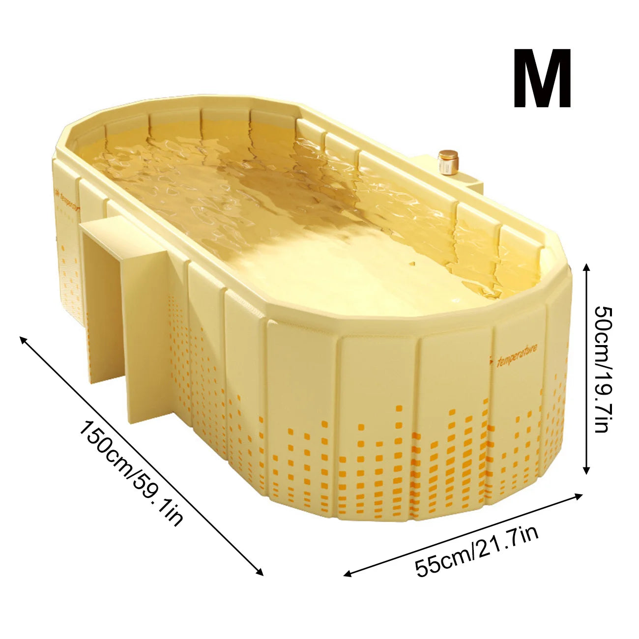 Bain de glace portable compatible douche bien-être