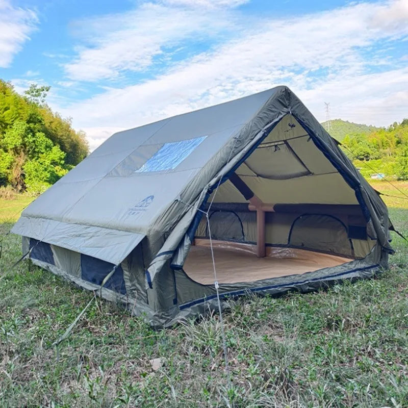 Tente gonflable camping familiale imperméable