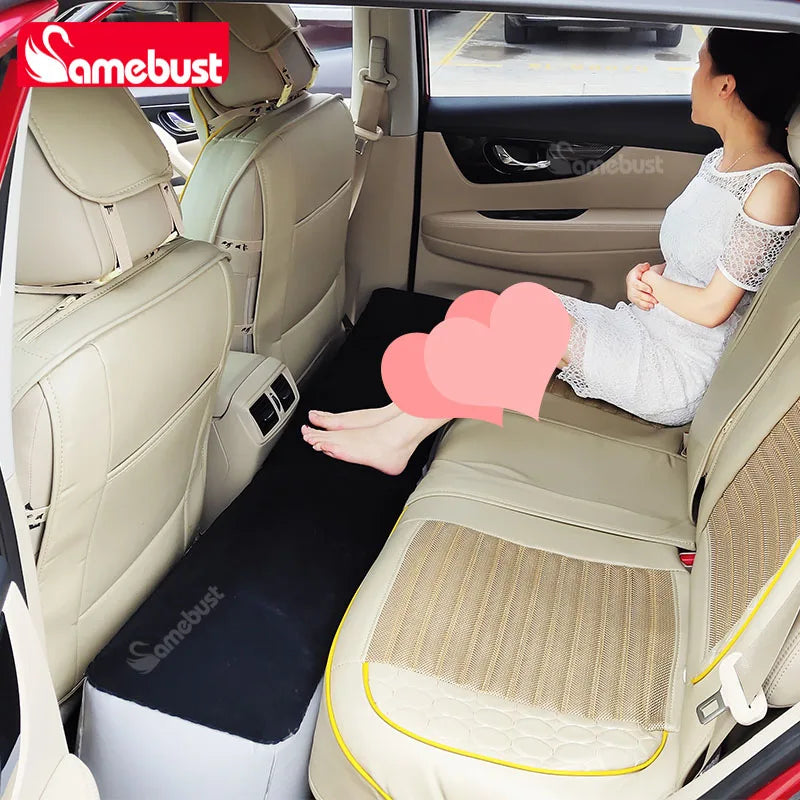 Matelas gonflable portable gris 53 pouces pour voiture
