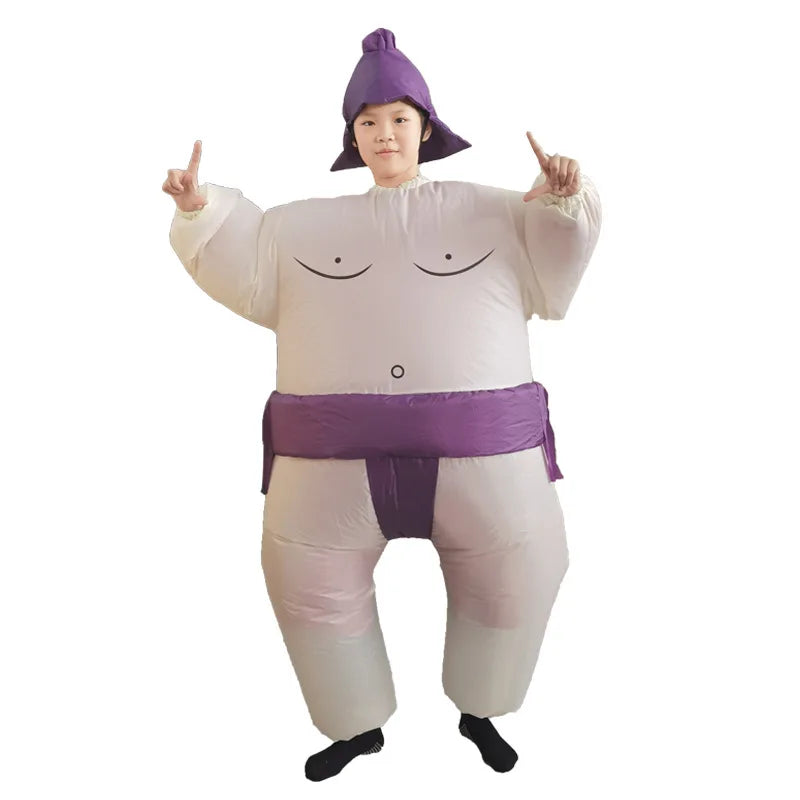 Costume sumo gonflable, taille adulte 150-190 cm