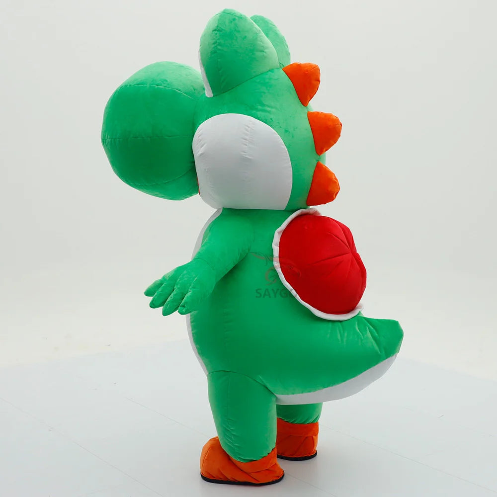Costume gonflable dragon vert géant pour Halloween