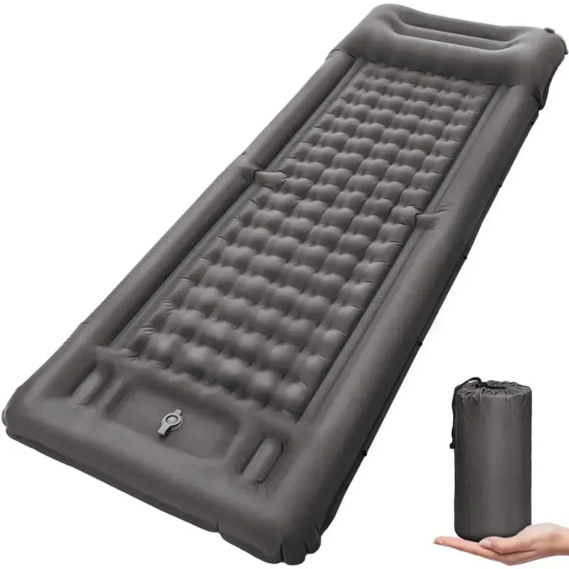 Rangement compact du tapis de couchage gonflable