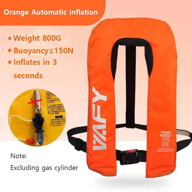 Sangles réglables du gilet de sauvetage gonflable compact
