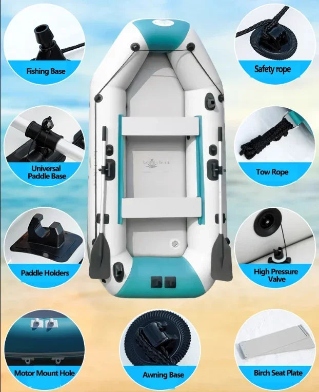 Bateau Gonflable Kayak Moteur Modulable - vue d'ensemble