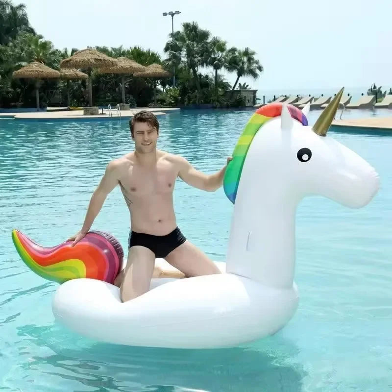 Bouée gonflable licorne PVC épais piscine enfants adultes