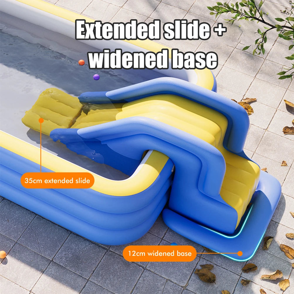 Toboggan aquatique gonflable compact avec mur d'escalade enfants