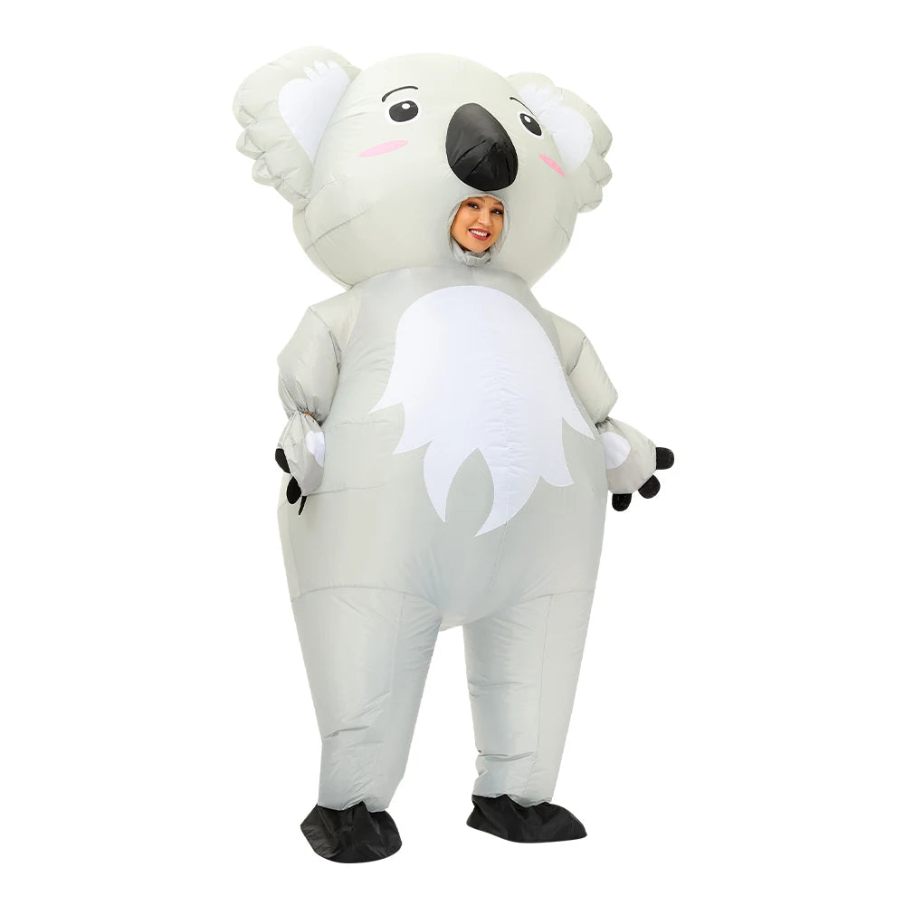 Tenue gonflable koala animal unisexe adulte
