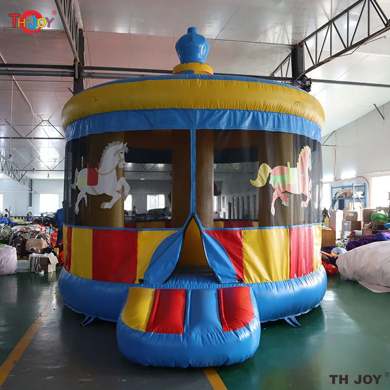 Château gonflable gâteau en version PVC et Oxford