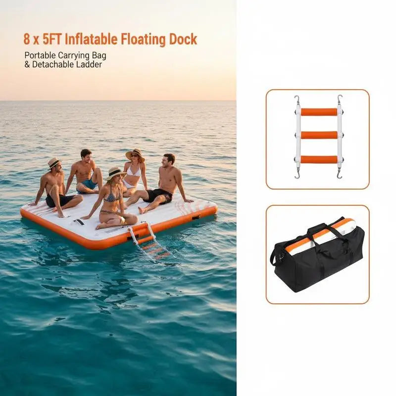 Pompe manuelle double action plateforme flottante