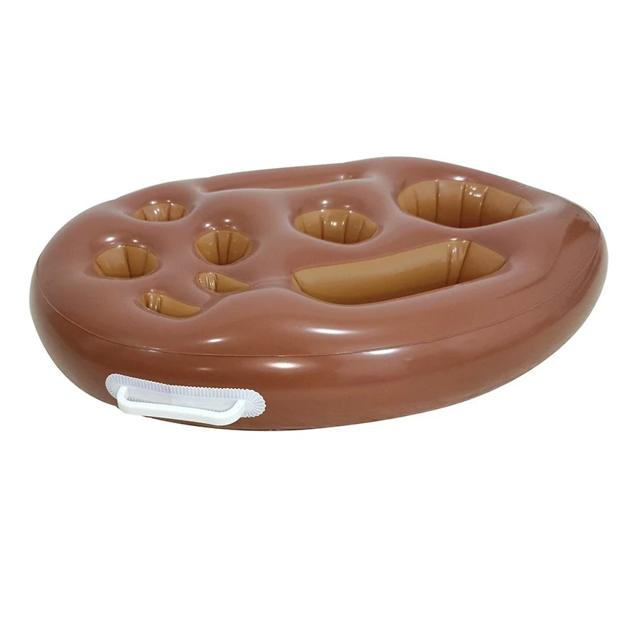 Bac à glace gonflable en utilisation