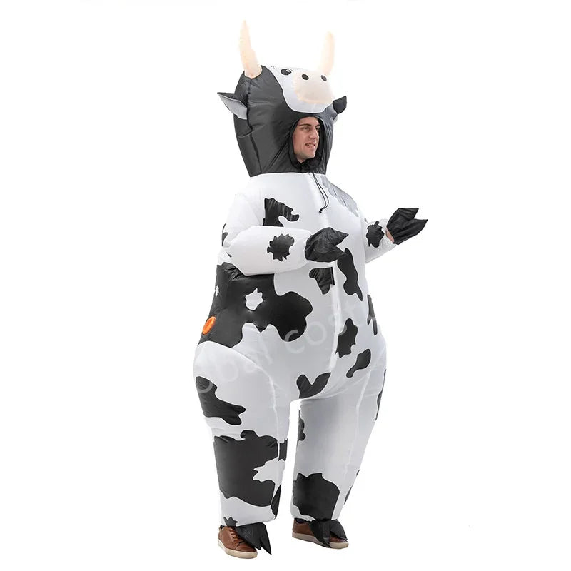 Ventilateur intégré du costume gonflable vache