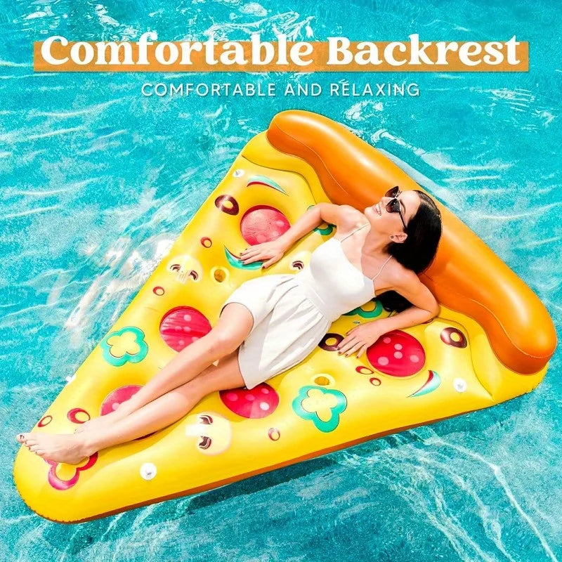 Flotteur pizza gonflable 179 cm adultes piscine