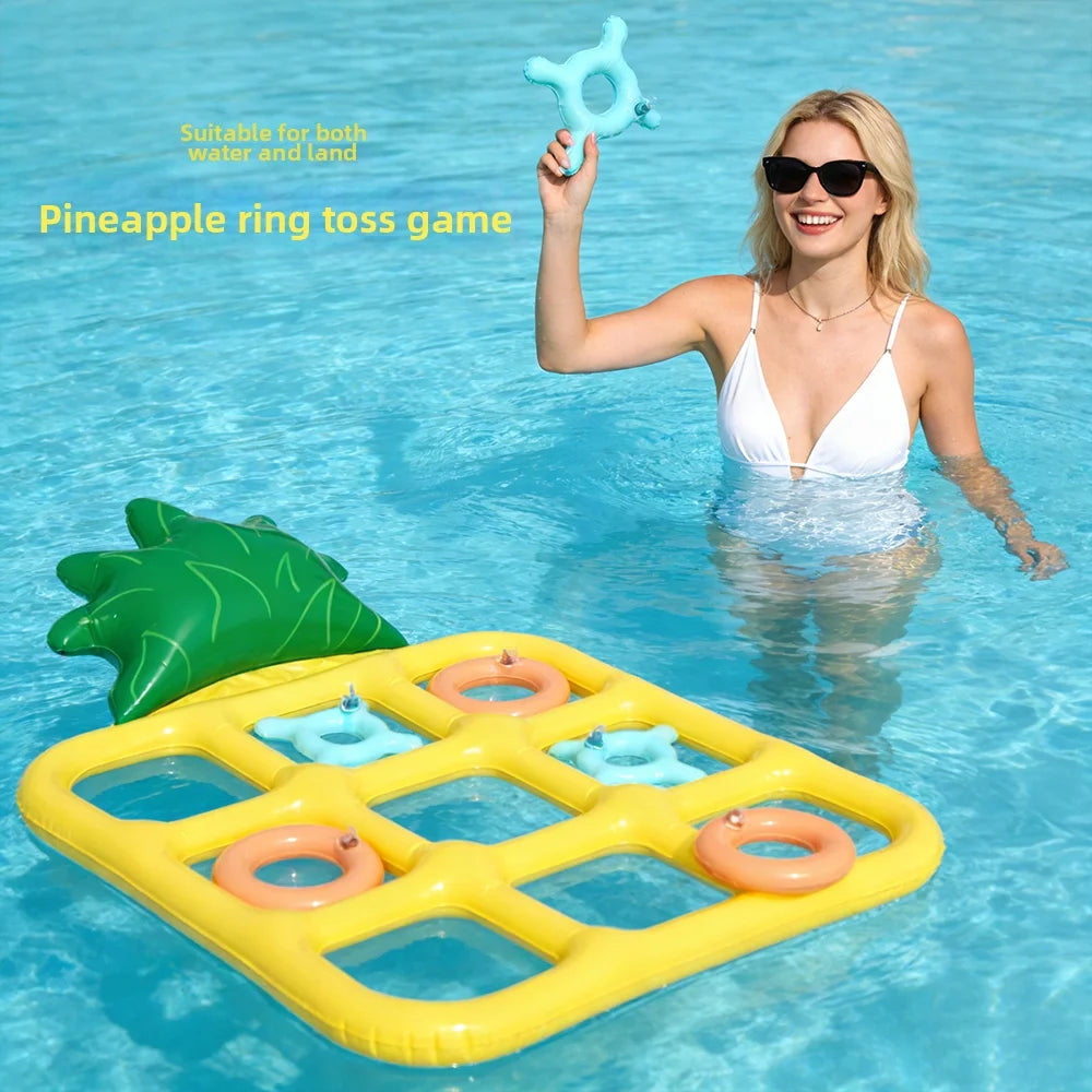 Jeu de lancer ananas gonflable PVC piscine fête