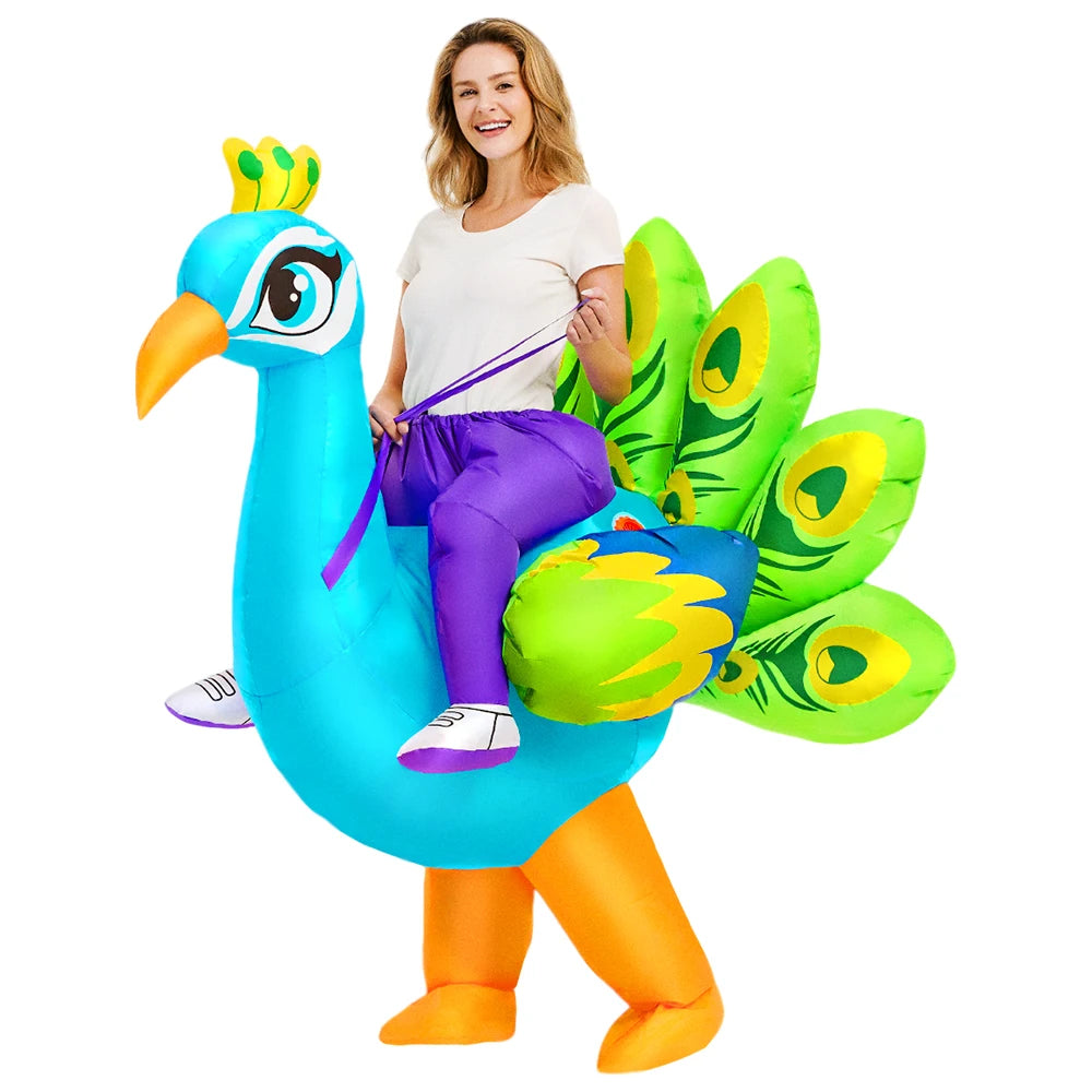 Costume requin gonflable carnaval, polyester durable