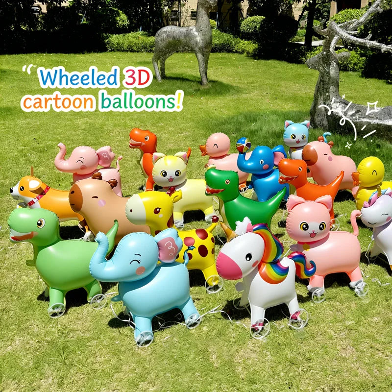Ballon gonflable animal marchant taille L fête enfant